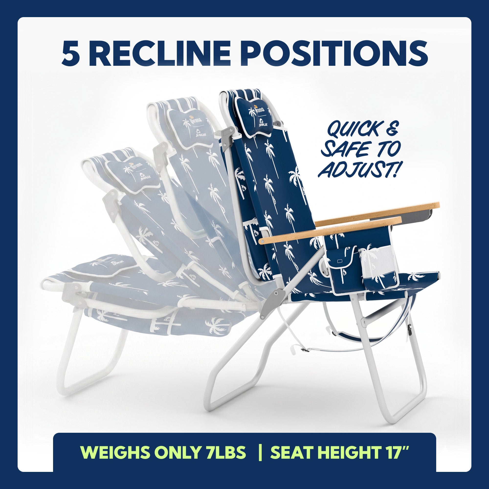 Corona High Beach Chair - 1 pc