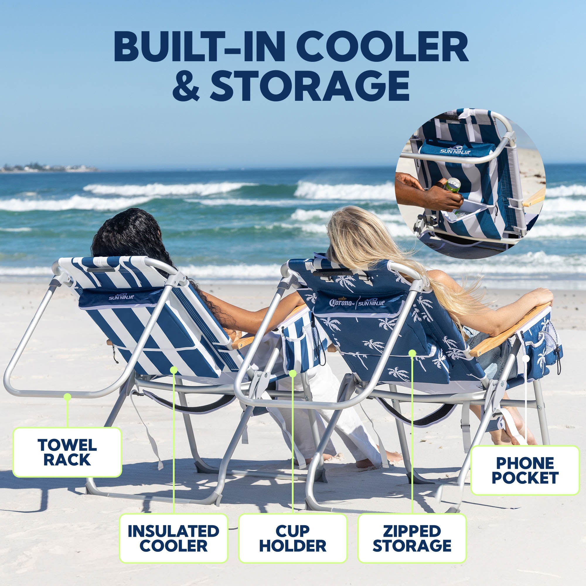 Corona High Beach Chair - 1 pc