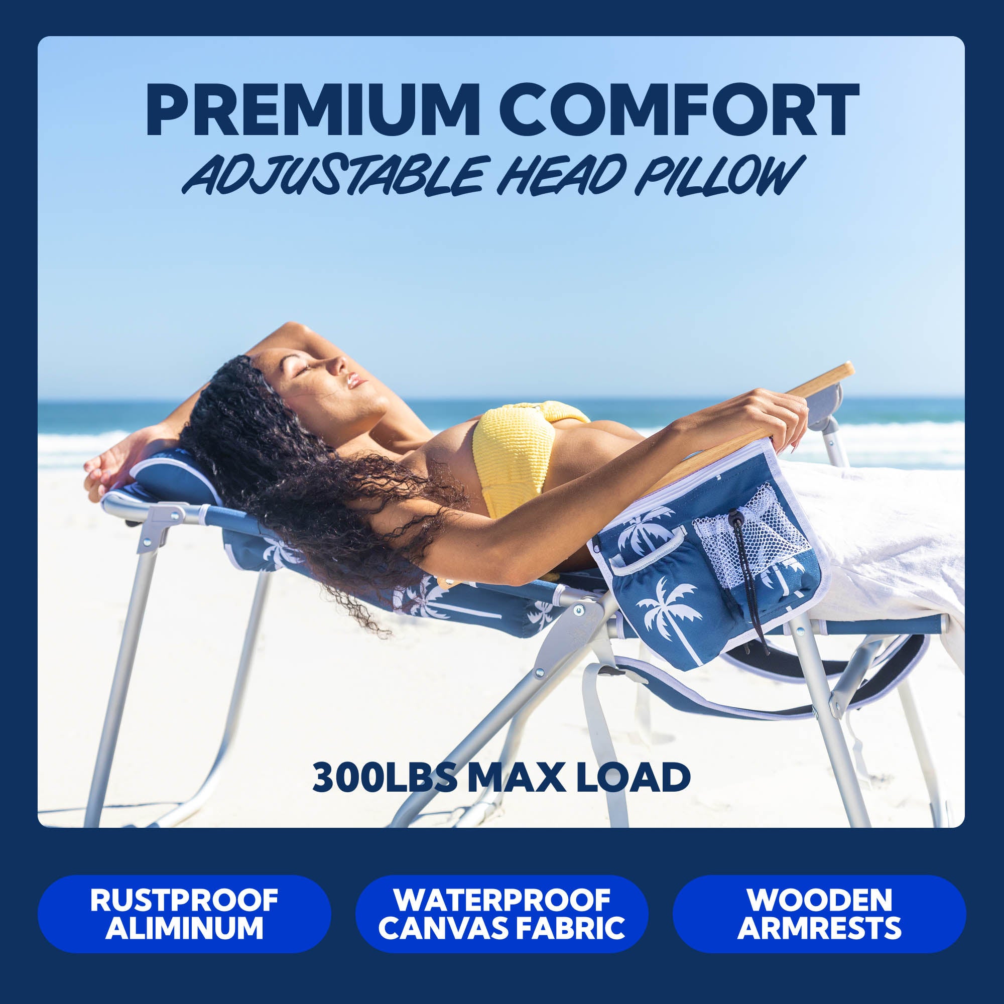 Corona High Beach Chair - 1 pc