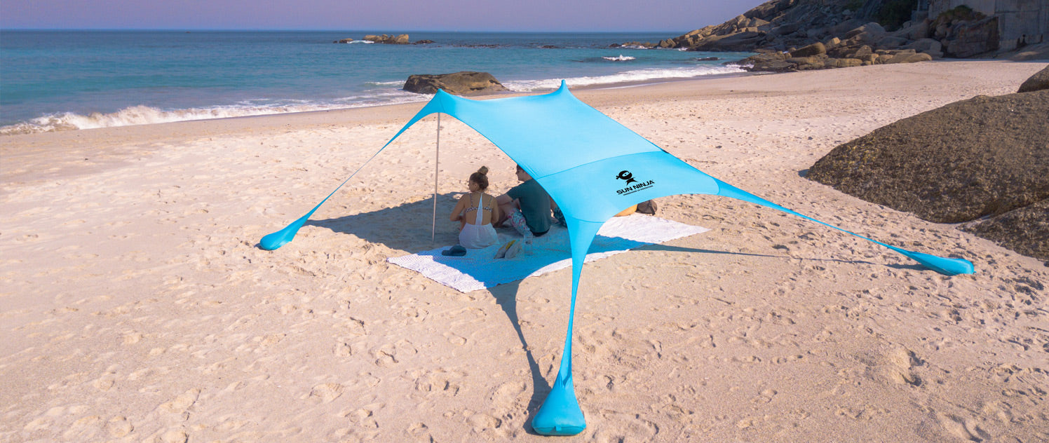 How to Set Up a Beach Tent Fast