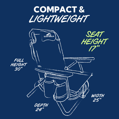 Corona High Beach Chair - 1 pc