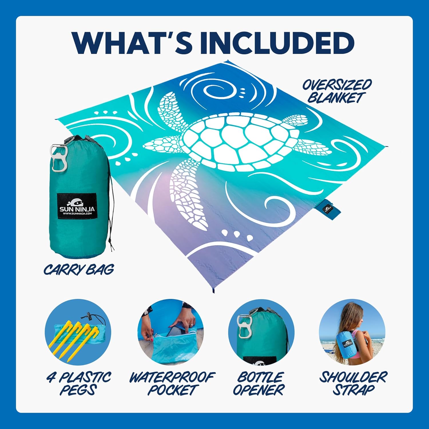Beach Blanket - Limited Edition for Sale online | Sun Ninja