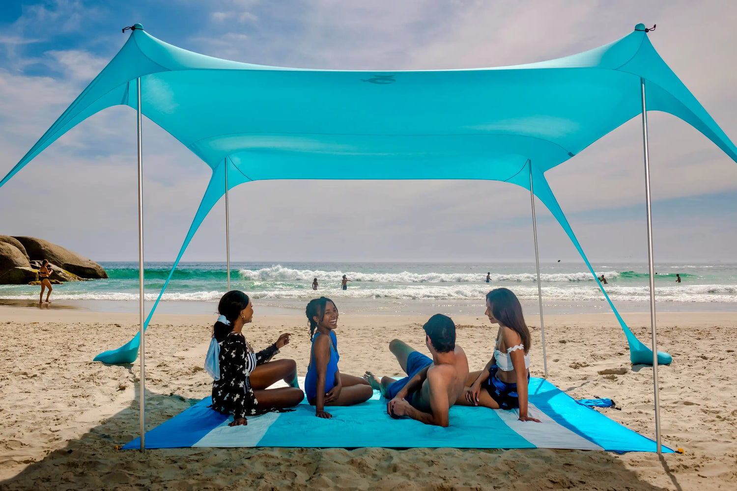 Sun Ninja Pop Up Beach Tent and Sun Ninja Beach Canopy – SUN NINJA