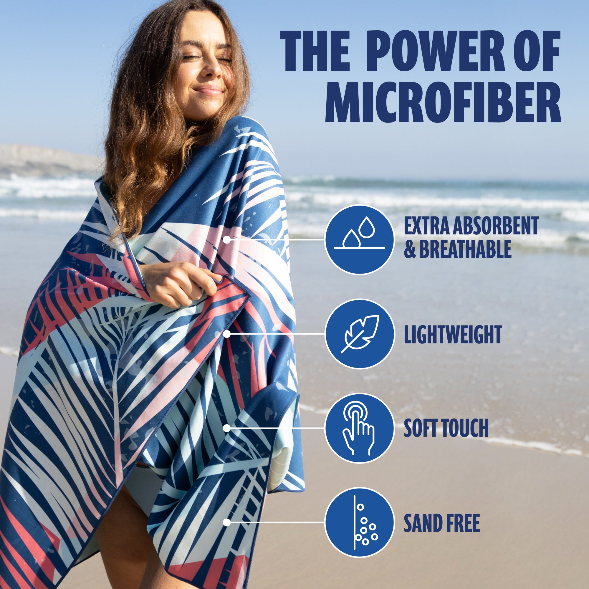 MICROFIBER BEACH TOWEL