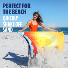 Load image into Gallery viewer, SUN NINJA MICROFIBER BEACH TOWEL
