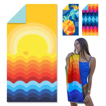 Load image into Gallery viewer, SUN NINJA MICROFIBER BEACH TOWEL
