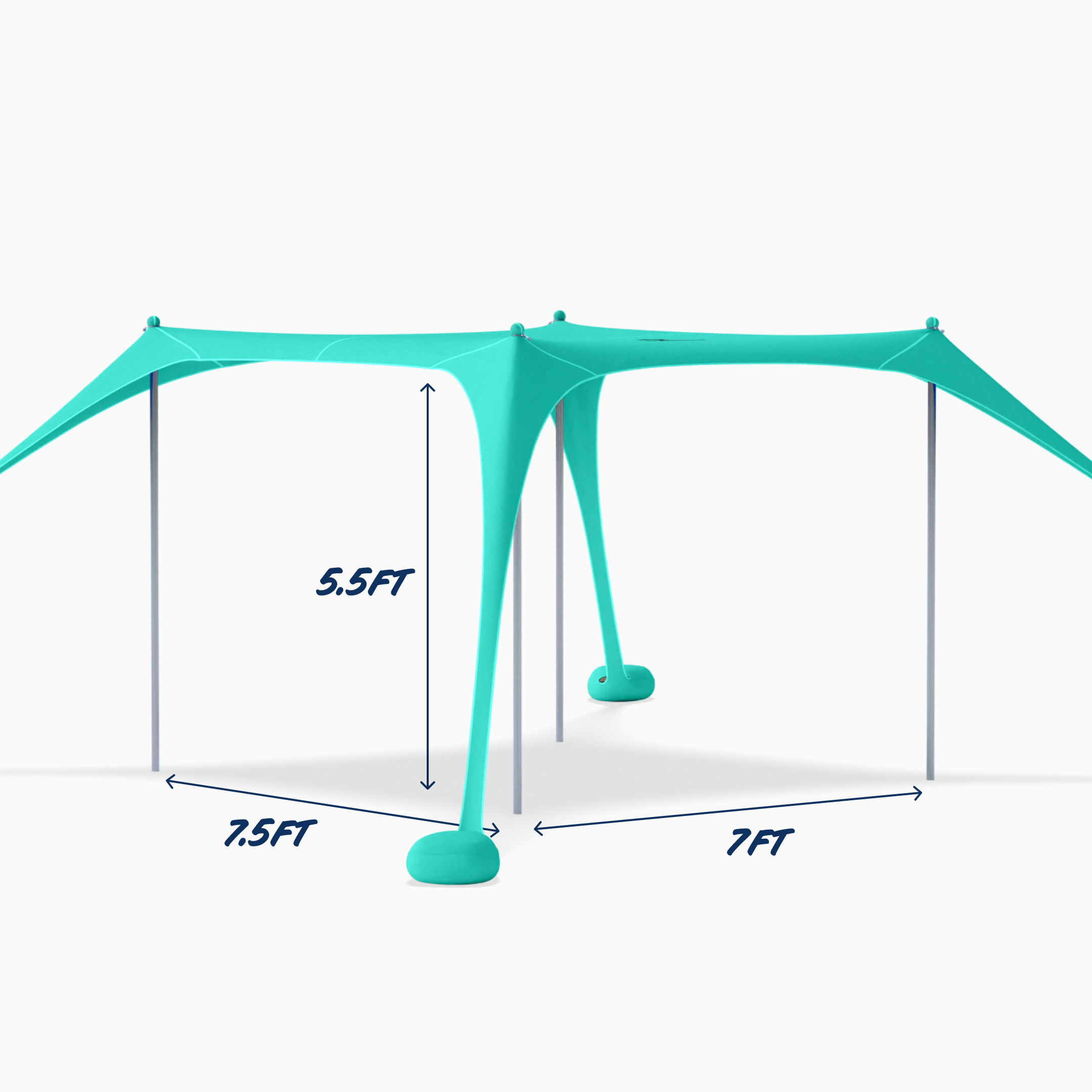 4 Person Pop Up Beach Tent Sun Shelter | Sun Ninja
