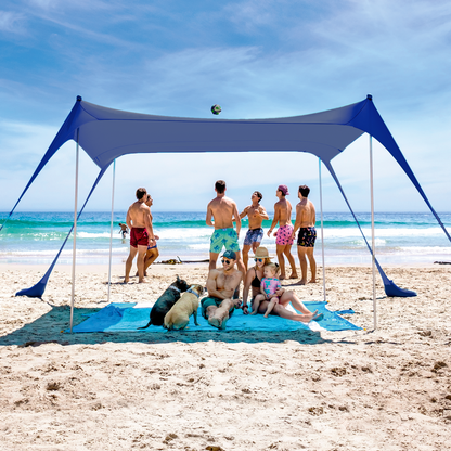 Sun Ninja Beach Tent 8 Person / Navy