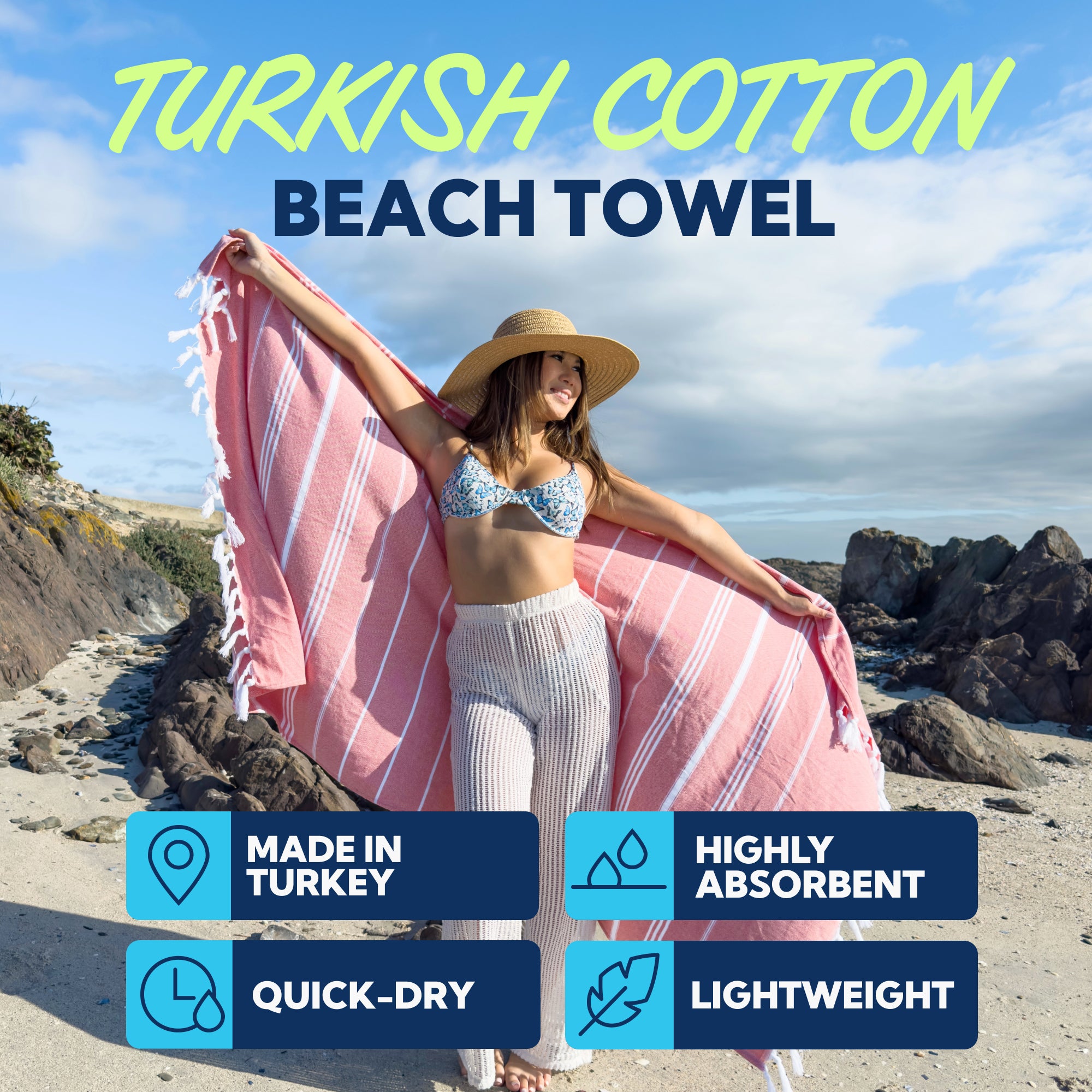 Turkish Beach Towel from Sun Ninja