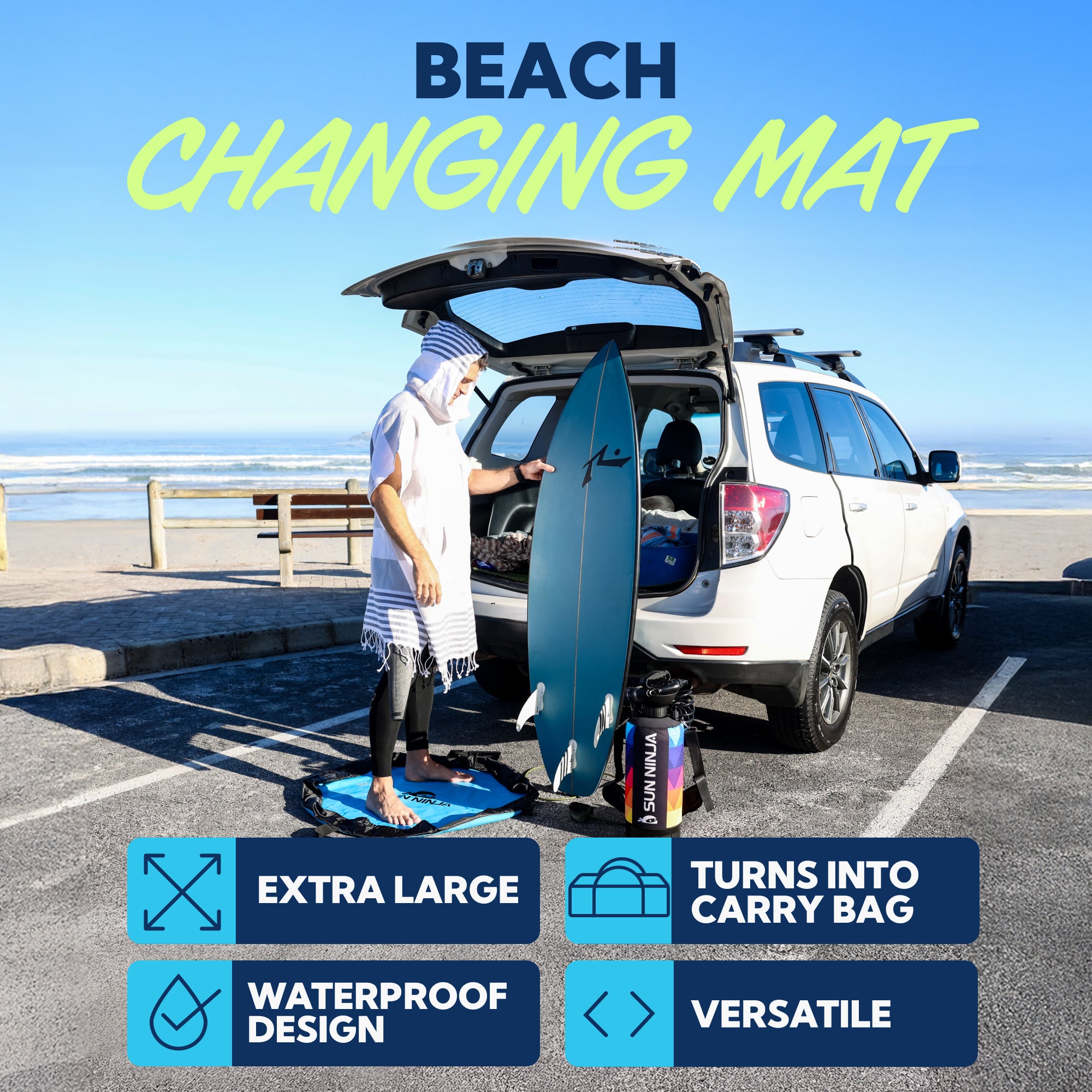 Wetsuit Changing Mat from Sun Ninja